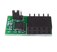 Wzxksoac Para Super Adaptador Compatible con Módulo TPM Vertical -AOM-TPM-9670V-S 2.0 de 9 Pines