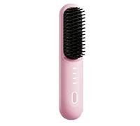 Wzxksoac Peine Inalámbrico para el Cabello Liso y Perezoso, Cuidado del Cabello con Iones Negativos, Peine de Carbón Portátil Sin Dañar el Cabello, Peine para Modelar el Cabello A
