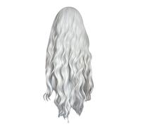 Wzxksoac Peluca Larga Ondulada de Agua con Flequillo Peluca Sedosa de Cosplay Colorida para Mujeres Fiesta Diaria Pelo SintéTico Resistente Al -A