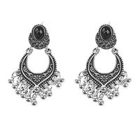 Wzxksoac Pendientes De Vintage Joyas De Moda Pendientes De Grabado Bohemios Antiguos Plata