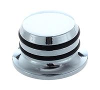 Wzxksoac Perilla de Tono en Metal de Cromado para Guitarra de bajo electrico