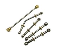 Wzxksoac Piezas de Reparación Musical, Reparación de Instrumentos Orquestales Metálicos, Vástagos de Válvulas de Trompeta, Vástagos de Pistón