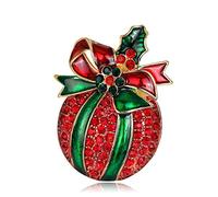Wzxksoac Pin Broche De De Navidad Joyas De Diamantes De Imitación De Invierno Regalos De Mujer