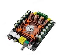 Wzxksoac Placa Amplificadora Digital de Alta Potencia TDA7498E 2.0, 160 W X 2, Compatible con BTL 220 W y con Ventilador.
