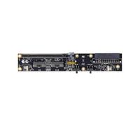 Wzxksoac Placa Base SlimSAS X16 de 2 Puertos, Base de Expansión para Tarjeta Gráfica SlimSAS, Adaptador PCIE4.0 X16 A SlimSAS 8654 para PC.