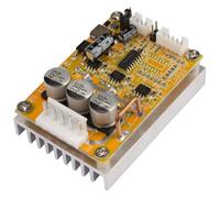 Wzxksoac Placa Controladora de Motor BLDC Trifásico Sin Sensores de Amplio Voltaje de 5 V-36 V y 350 W, Módulo Controlador de Motor ESC Sin Escobillas con Disipador de