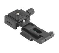 Wzxksoac Placa de Carga Rápida Plegable en Forma de L para Cámara, Soporte de Filmación Vertical con Zapata Fría de 1/4 de Pulgada para Cámara SLR DSLR