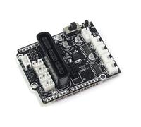 Wzxksoac Placa de Expansión Motor 4 Vías, Módulo Expansión Controlador Motor de 4 Canales, Control Motor, Módulo Control DIY para Vehículos Inteligentes con Tracción en Las Cuatro Ruedas.