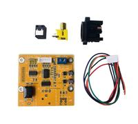 Wzxksoac Placa de Salida Coaxial -770 Nvarcher IIS para, Interfaz USB Óptica I2S S/PDIF