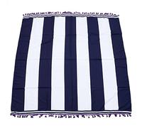 Wzxksoac Poliester Azul y Raya Playa Cuerpo Yoga Mat Viajes del Colgante de Pared Bano Natacion Toalla Bandera cuelgue (150x150cm)