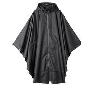 Wzxksoac Poncho de Lluvia Chaqueta Abrigo Impermeable Chubasquero con Capucha para Adultos con Bolsillos