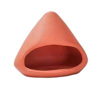 Wzxksoac Porta Incienso de Cerámica, Cuenco para Manchas Hecho A Mano, Quemador de Incienso con Bandeja para Quemar para Yoga, Compatible con Varillas de Color Rojo