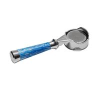 Wzxksoac Portafiltro Sin Fondo de Acero Inoxidable de 58 mm para E61,Sanremo, Accesorio de Café Expreso Faema con 2 Orejas-A