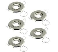 Wzxksoac PortaláMparas MR11 de Alta Calidad para Focos LED Empotrados, Ajustable para Luz de Techo, Recorte de 45 Mm.