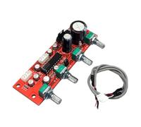 Wzxksoac Preamplificador LM1036, Preamplificador de Tono de Audio, Placa Preamplificadora, Preamplificador NE5532, PotencióMetro Separado con Cable.
