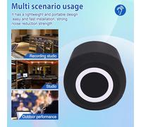 Wzxksoac Protector Acústico con Filtro de Viento para Micrófono, para Estudios de Grabación, Espuma Absorbente de Sonido para la Mayoría de los Soportes de Micrófonos B