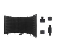 Wzxksoac Protector De Aislamiento De MicróFono Protector De MicróFono Plegable con Triple Aislamiento De Sonido M5 Metal