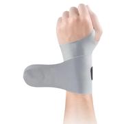 Wzxksoac Protector de Muñeca Ajustable Gris para Hombres y Mujeres para Esguinces de Muñeca, Muñequeras y Dolor de la Vaina del Tendón