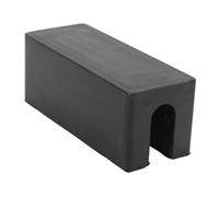 Wzxksoac Protector de Popa para, Soporte de Goma para Motor de, para Motores Fueraborda con Sistemas de Inclinación Hidráulicos, Accesorios Marinos.