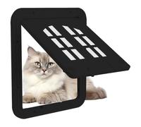 Wzxksoac Puerta para Mascotas con Cerradura,Solapa Interior para Puerta,Ventana para Gatos,Pantallas,Barrera,Puerta Corrediza,Pantallas para Ventanas,Inserción Puerta para Perros B