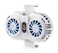 Wzxksoac Radiador con Ventiladores Duales de Semiconductores para Teléfonos Móviles, 3 Velocidades Ajustables, para Juegos, Transmisión en en iOS y Android B