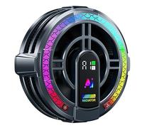Wzxksoac Radiador de Semiconductores RGB para Tabletas, Control Inteligente de Temperatura con Pantalla Digital, Ajuste de Potencia y Temperatura.