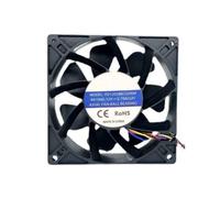 Wzxksoac Radiador para Antminer YD12038, 6000 RPM, Serie Ant, Ventilador de Refrigeración de Alta Velocidad, 120 X 120 X 38 Mm, 12 V, 2,7 A