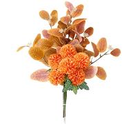 Wzxksoac Ramo de AnéMona de Boda para Despedida de Soltera Artificial, Flores Artificiales Bola de ImitacióN, Ramo de Crisantemo, Falsa DIY E
