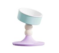 Wzxksoac Recipiente Elevado para Comida Gatos, Recipiente Ajustable para Perros con Soporte, Antivómitos, Columna Vertebral Mascotas, Suministro Alimentación para Cachorros