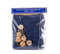 Wzxksoac Redes de Pesca con Accesorios Flotantes de Concha, Adornos para Colgar en la Pared Estilo Mar MediterráNeo, Pegatinas de Pared para Restaurante TemáTico