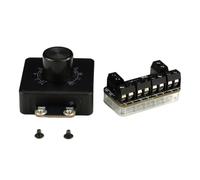 Wzxksoac Regulador de Velocidad de CC para Ventilador de 2, 12 V/24 V, Disipación de, Bomba de Refrigeración por Agua para Computadora, Módulo Reductor C