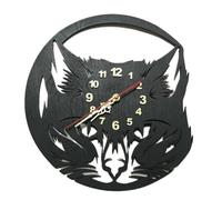 Wzxksoac Reloj de Pared con Forma, y Pequeño, Disco Vinilo, Reloj de Pared con Animales, Regalo de, Reloj de Pared Artístico para Habitación de Niños