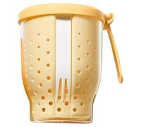 Wzxksoac Reutilizables para Viajes, Fiestas y Oficina. Contenedores Herméticos para Almacenar Alimentos. Contenedores Reutilizables A Prueba de Fugas para Refrigerios, Color Amarillo.