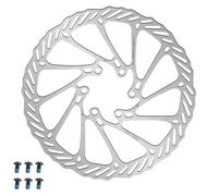 Wzxksoac Rotor de Freno de Disco para Bicicleta G3, Ultraligero, de 160 mm, para Bicicleta de Montaña y Carretera con 6 Pernos.