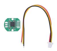 Wzxksoac Sensor de Medición Angular de Inducción Magnética AS5600 de Alta Precisión de 12 bits con Cable de 3 Pines para Motor de Cardán Sin Escobillas.