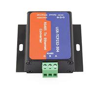 Wzxksoac Servidor Convertidor de Puerto Serie Modbus RS485 A Ethernet -TCP232-304 Transmisión de Datos Compatible con DHCP/DNS Enchufe UE