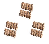 Wzxksoac Servilletero de Madera de 60 Piezas Servilleteros Navideños Soporte de Servilletas Redondo Servilleteros 1,18 Pulg