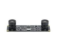 Wzxksoac Sincronización Global del Obturador Módulo de Cámara USB Dual 4MP 3840x1080 Alta Velocidad de Fotogramas 60 Fps con Lente de 80 Grados/3,0 mm