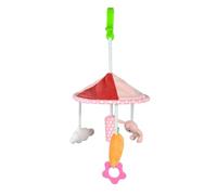 Wzxksoac Sonajero Para De 0 A 12 Meses, Caja De MúSica Colgante Para Cuna Con Soporte Para Juguetes, Timbre Para Cama, Asiento De Coche, Juguete Para ReciéN Nacido, Color Rosa