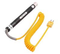 Wzxksoac Sonda de Temperatura con Sensor Tipo K, Termopar de Alta Temperatura de -50 A 500 °C. Sonda de Temperatura con Termopar de Alta Temperatura.