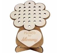 Wzxksoac Soporte de Flores Escogido A Mano para el Día de la Madre, Paquete de Soporte de Flores DIY, Regalo para Abuela de Mamá Nieta