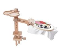 Wzxksoac Soporte de Madera de para Manualidades, Bordado, Costura, Ajustable, Resistente para el Hogar y el Jardín.