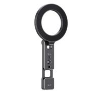 Wzxksoac Soporte Magnético de Viaje para Teléfono - MG-23 Plegable con Zapata Fría y Orificio para Trípode para Vloggers en Movimiento. Trípodes de Bolsillo.