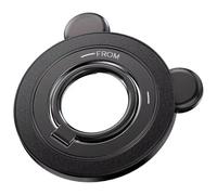 Wzxksoac Soporte Magnético para Teléfono, Anillo de Dedo Portátil con Rotación de 360° y Soporte Giratorio de 90° para Smartphones, Color Negro.