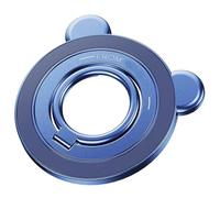 Wzxksoac Soporte Magnético para Teléfono, Portátil, con Anillo de Dedo y Rotación de 360°, con de 90°, para Smartphones, Color Azul.