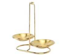 Wzxksoac Soporte para Colador de Cuchara para Olla Caliente Soporte para Cuchara de Restaurante Soporte para Cuchara Sopa Acero Inoxidable Juego de Colador para Cuchara de Sopa Soporte B