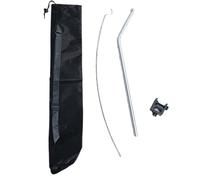 Wzxksoac Soporte para Lámpara de Camping, de Aleación de Aluminio, Desmontable, para Exteriores, Portátil, Plateado.