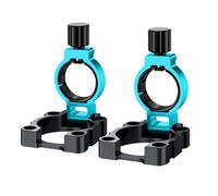 Wzxksoac Soporte para Paraguas de Pesca, Soporte Plegable, Accesorios PortáTiles Antioxidantes, ExtraíBles para Caja de Aparejos de Pesca, Azul