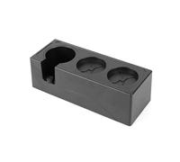 Wzxksoac Soporte para Polvo De MáQuina De Café Expreso, Soporte para Almacenar Café, Soporte para Manija, Accesorios para MáQuina De Café Expreso Negro