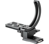 Wzxksoac Soporte Vertical para CáMara, de Lente con Anillo para TríPode, Placa de Montaje con Collar Giratorio de 1/4 para DSLR SLR, Compatible con Placa Tipo Arca.